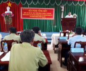 Diệp Hoàng Thu-Phó Chủ tịch UBND huyện - Chủ trì Hội nghị