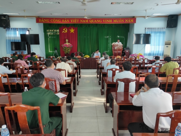 Họp giao ban công tác Nội chính, phòng chống tham nhũng và cải cách tư pháp huyện Bù Đốp năm 2021