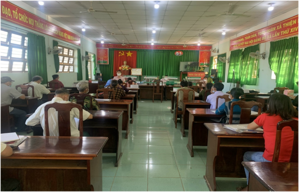 Ngân hàng Chính sách huyện  thực hiện "nhiệm vụ kép" vừa chống dịch, vừa thực hiện hoàn thành tốt nhiệm vụ được giao