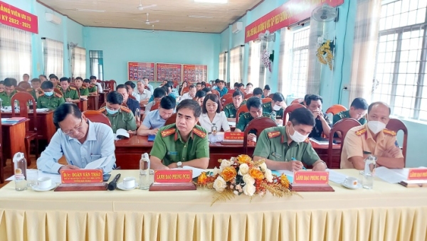 Bù Đốp 6 tháng đầu năm 2022 tỷ lệ điều tra phá án đạt trên 87%