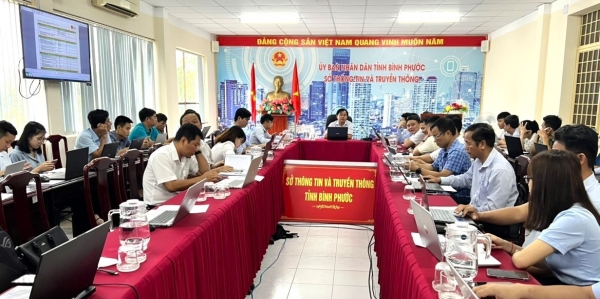 Tập huấn đánh giá, xếp hạng chuyển đổi số tỉnh qua hệ thống báo cáo số liệu trực tuyến