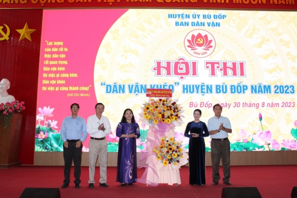 Huyện Bù Đốp tổ chức Hội thi dân vận khéo năm 2023