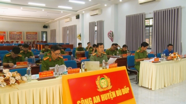 Bù Đốp sơ kết công tác Công an 9 tháng năm 2023