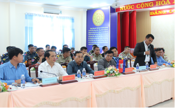 Huyện Bù Đốp giao ban công tác đối ngoại với các giáp biên thuộc Vương quốc Campuchia.