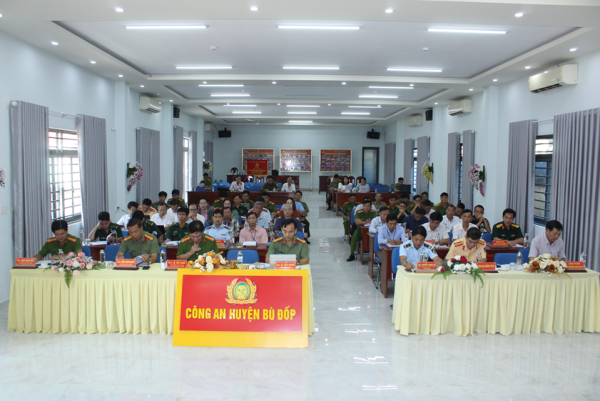 Bù Đốp tổ chức tổng kết công tác phòng chống tội phạm, đảm bảo an ninh trật tự năm 2023