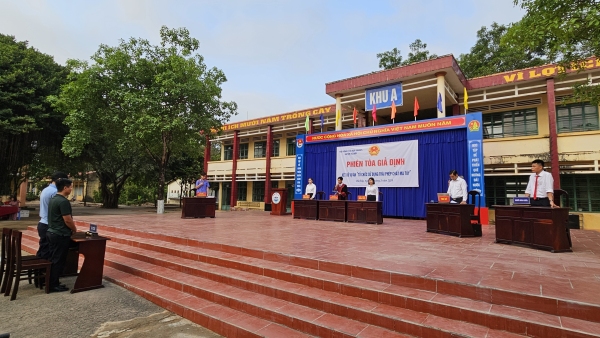 Bù Đốp tổ chức phiên tòa giả định