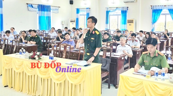 BÙ ĐỐP: GIAO BAN KHỐI NỘI CHÍNH QUÝ I/2024