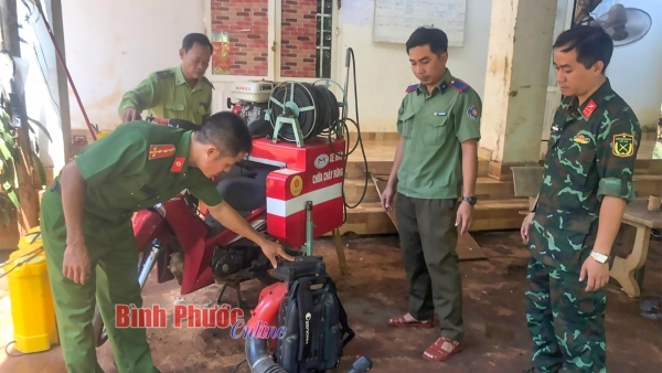 Tăng cường các biện pháp cấp bách phòng cháy, chữa cháy rừng