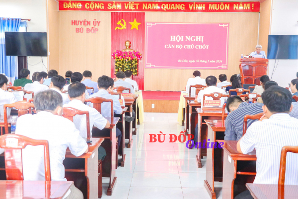 Hội nghị cán Bộ chủ chốt về công công tác quy hoạch cán bộ