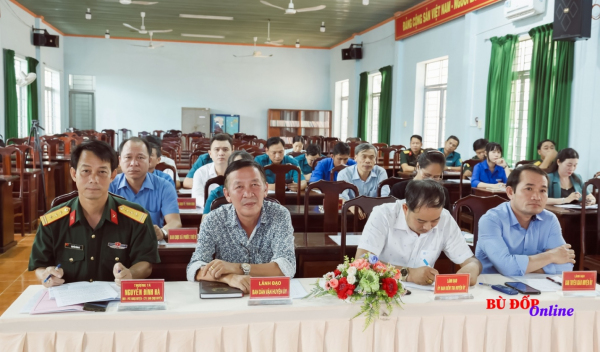 Ban chỉ huy quân sự huyện tổng kết công tác đảng, công tác chính trị