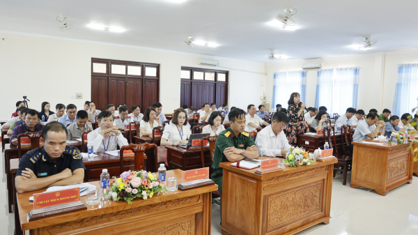 Bù Đốp: giao ban kinh tế - xã hội quý I năm 2025