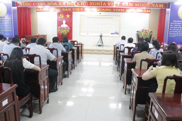 Hội nghị trực tuyến về công tác văn thư, lưu trữ và số hóa tài liệu lưu trữ