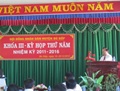 Bù Đốp kỳ họp lần thứ năm, HĐND huyện khoá III  (Nhiệm kỳ 2011-2016)