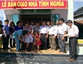 HỘI NÔNG DÂN HUYỆN BÙ ĐỐP TRAO NHÀ TÌNH NGHĨA CHO GIA ĐÌNH CHÍNH SÁCH