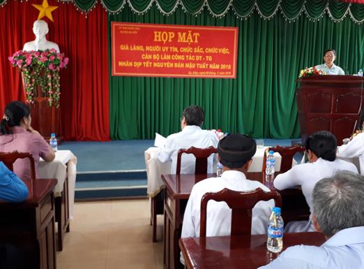 Phó Chủ tịch UBND huyện Nguyễn Văn Thịnh phát biểu chào mừng