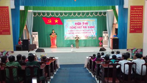 Toàn cảnh hội thi tong đêm chung kết