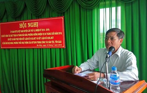 Đ/c Phạm Công Đức - BPT TTHU phát biểu chỉ đạo Hội nghị