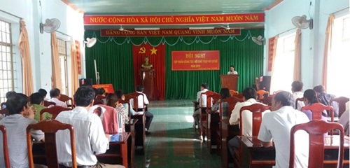 HỘI CHỮ THẬP ĐỎ HUYỆN BÙ ĐỐP TẬP HUẤN CÔNG TÁC HỘI NĂM 2019