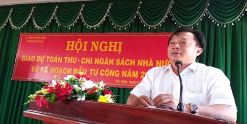 UBND HUYỆN BÙ ĐỐP GIAO CHỈ TIÊU NSNN NĂM 2020