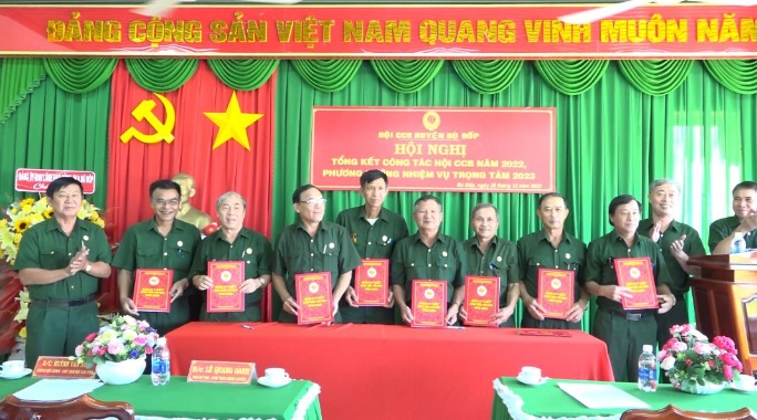 Hội Cự Chiến Binh huyện Bù Đốp đề ra 8 nhiệm vụ trọng tâm năm 2023